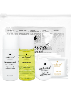 Bo Duong Trang Da Trang Diem Minisize Sakura For Travel Set